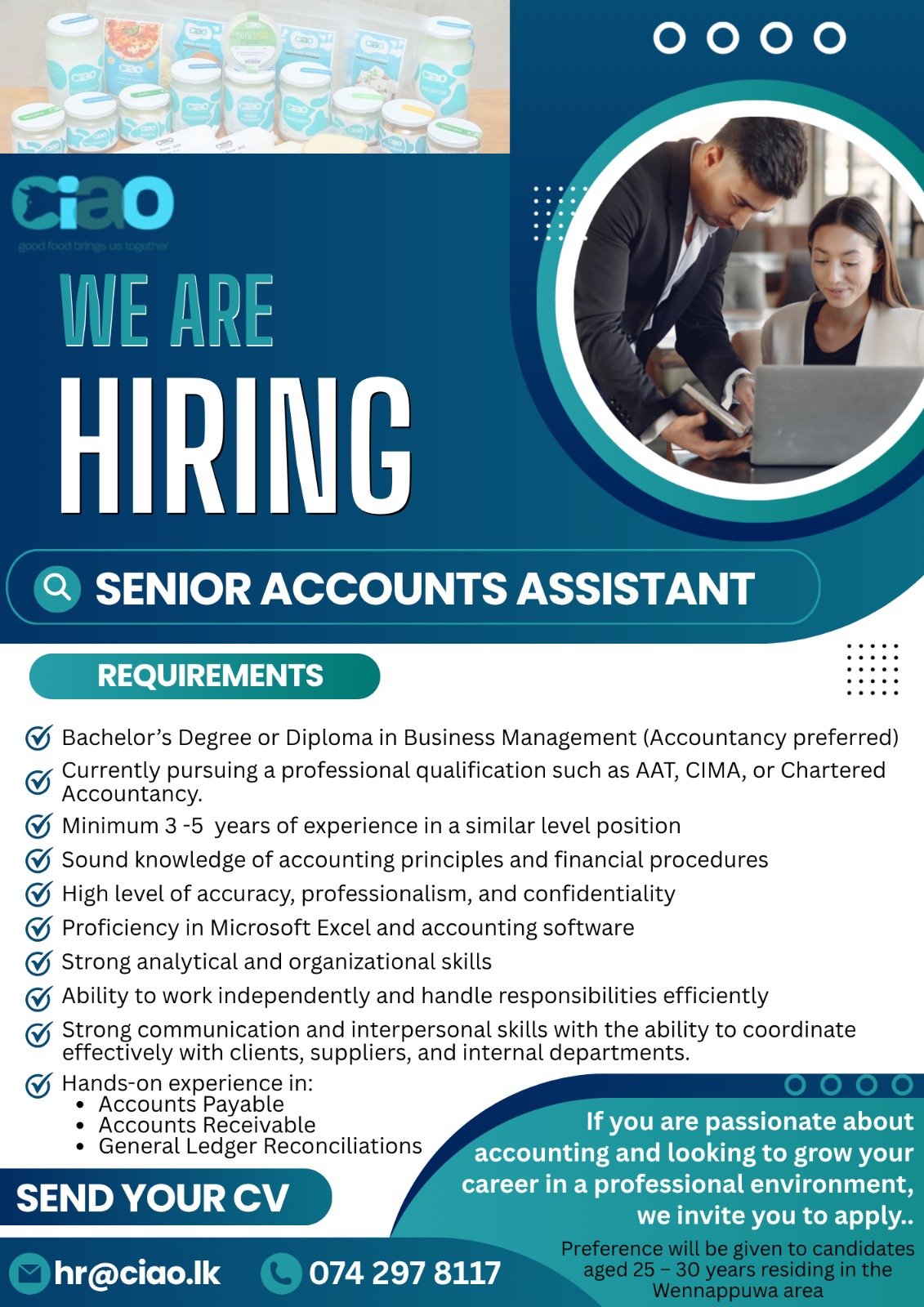 Senior Accounts Assistant logo