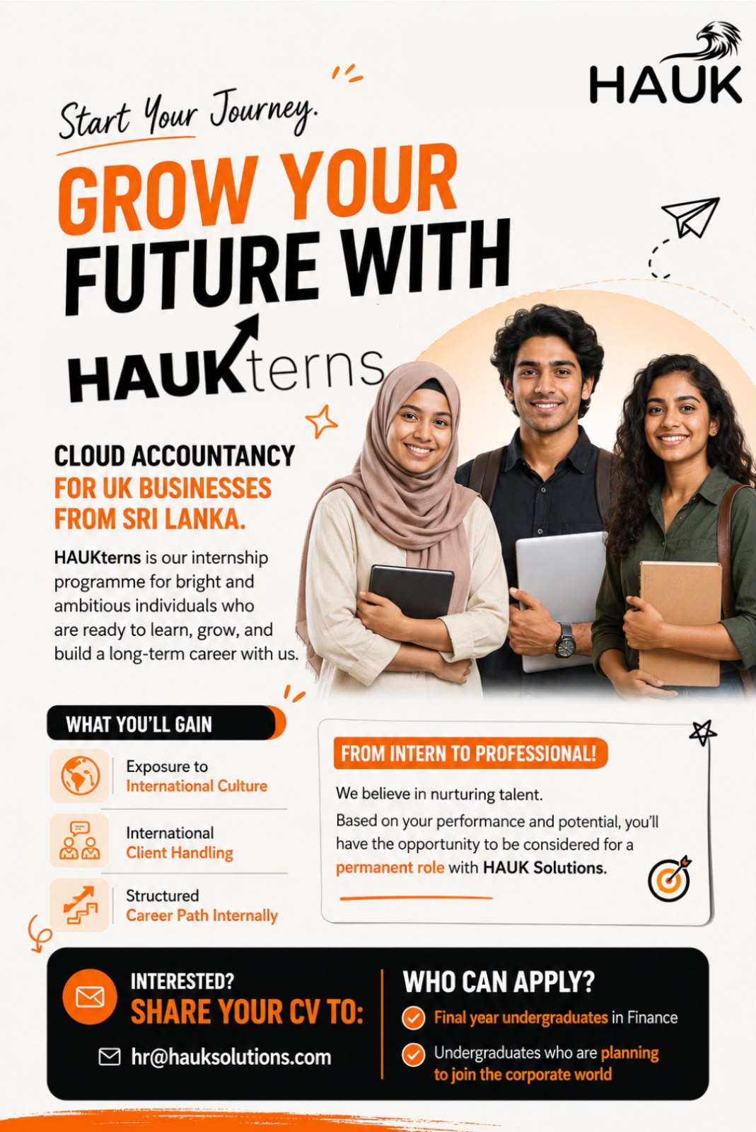 Internship Opportunity – Cloud Accounting (UK)
