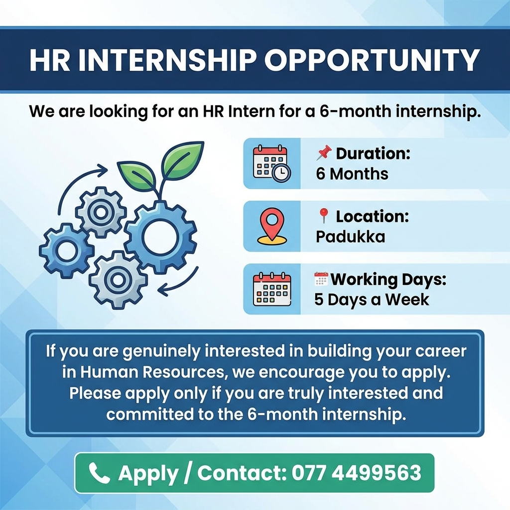 HR Internship Opportunity