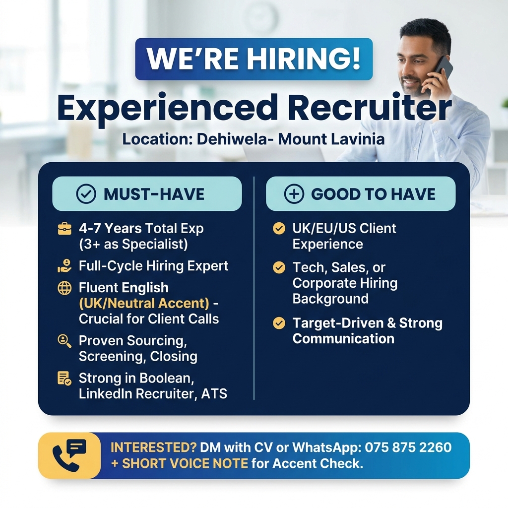 Experienced Recruiter job image