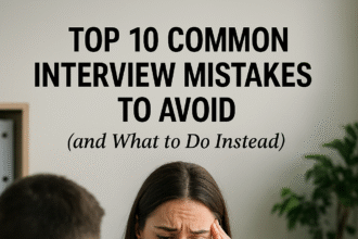 Top 10 Common Interview Mistakes to Avoid and What to Do Instead